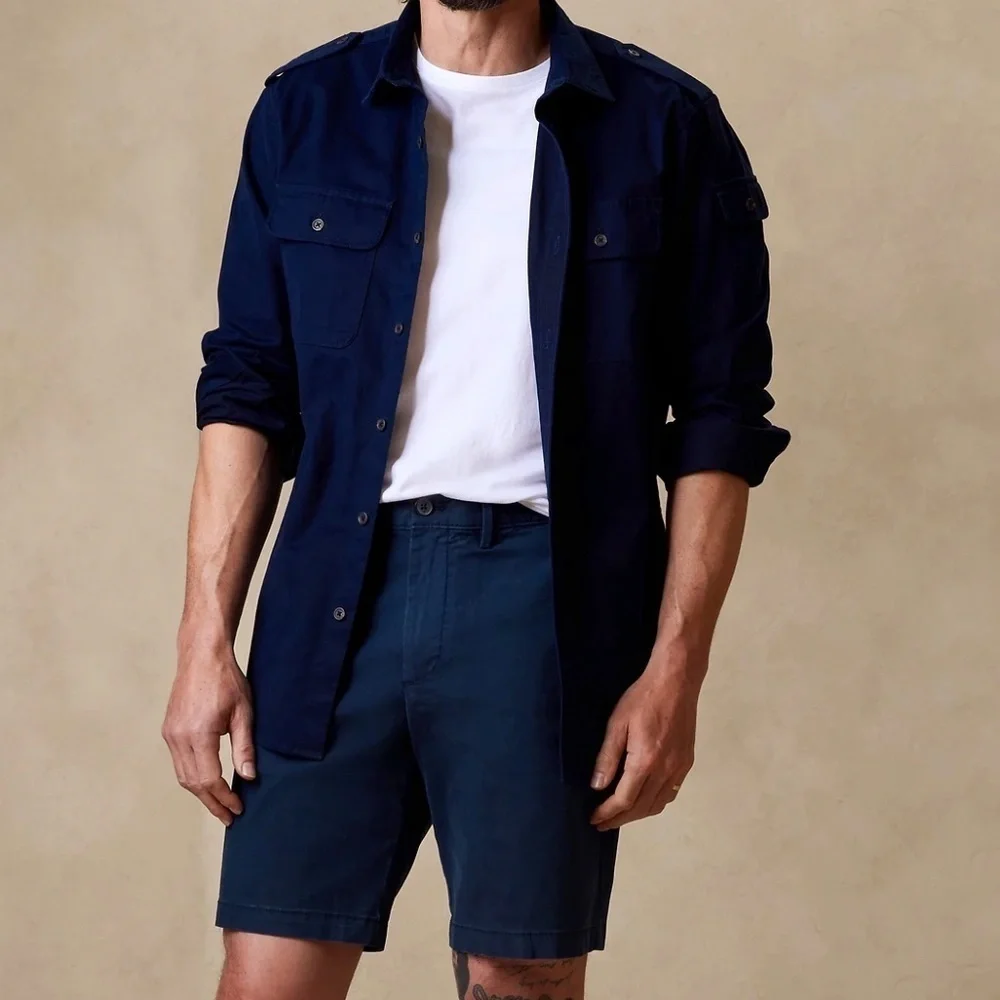 Banana Republic Mens Lived in Shorts 9